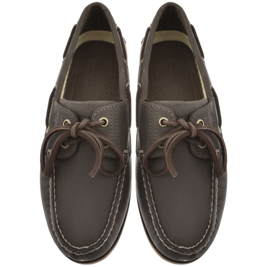 Image number 3 for Timberland Classic Boat Shoes Grey