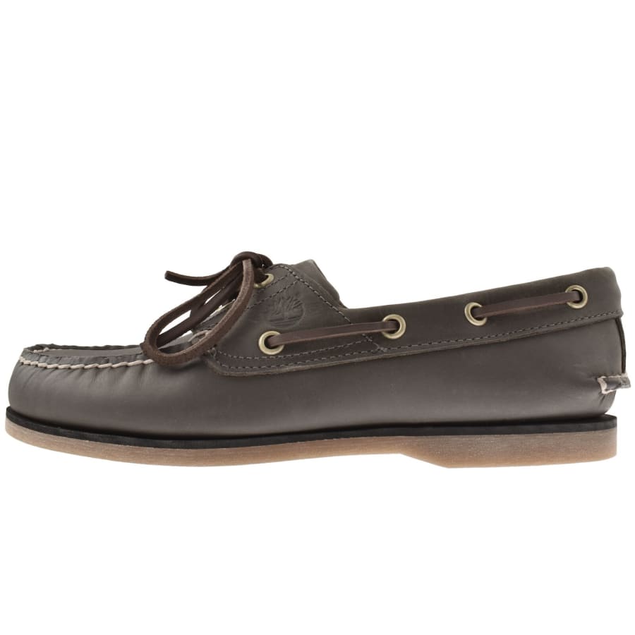 Image number 1 for Timberland Classic Boat Shoes Grey