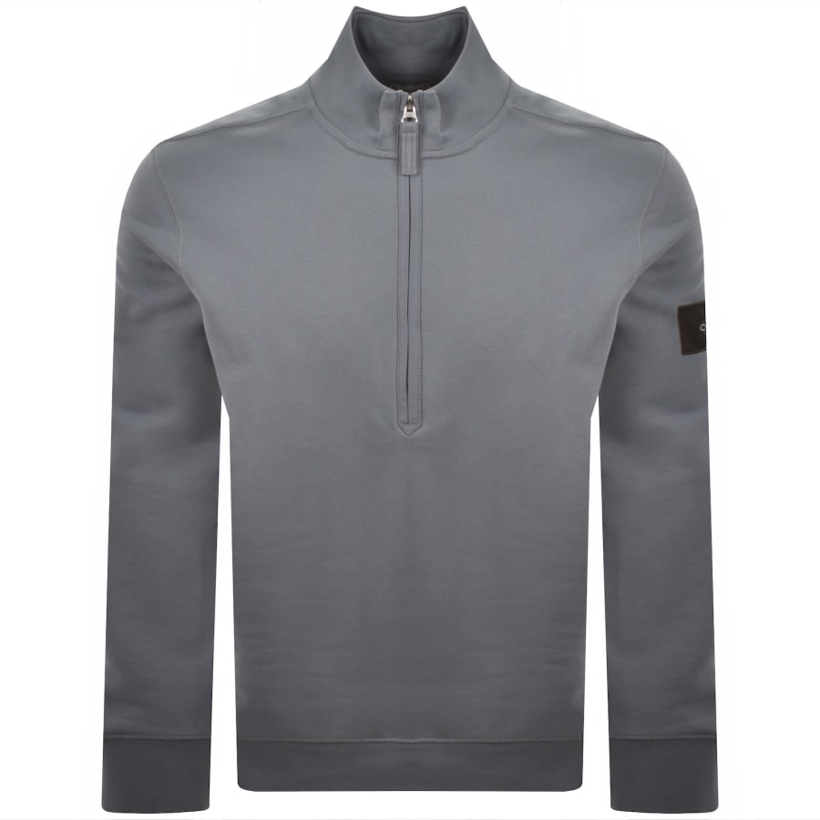 Image number 2 for Calvin Klein Jeans Badge Sweatshirt Blue