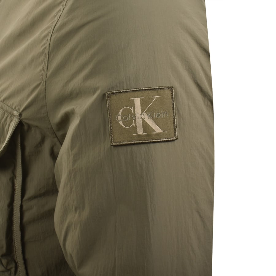 Image number 4 for Calvin Klein Jeans Crinkle Puffer Jacket Green