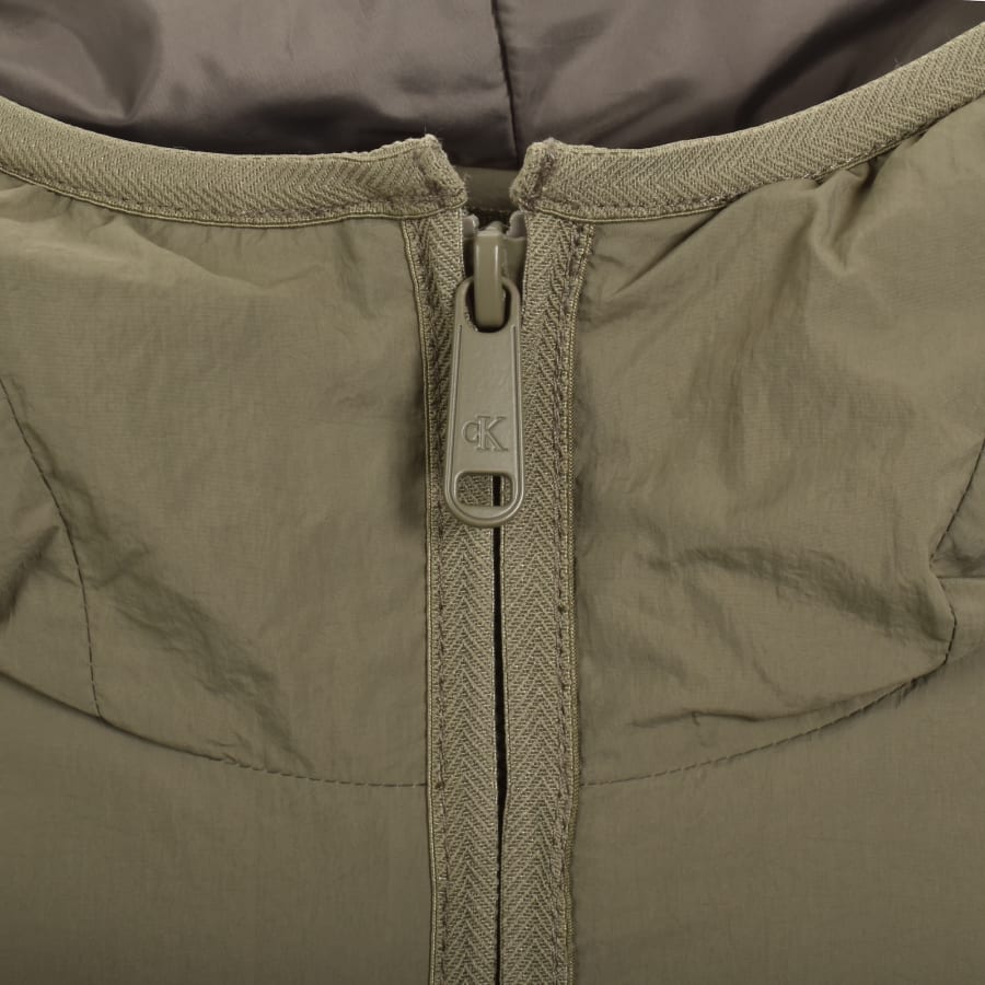 Image number 6 for Calvin Klein Jeans Crinkle Puffer Jacket Green