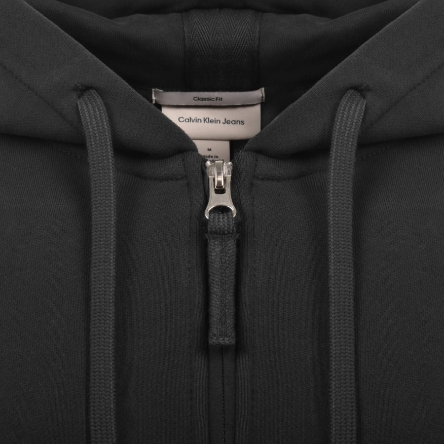 Image number 5 for Calvin Klein Jeans Badge Hoodie Black