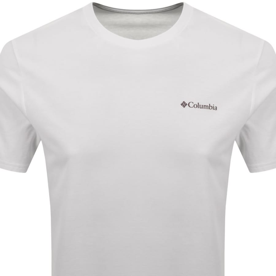 Image number 3 for Columbia Outdoor Back Graphic T Shirt White