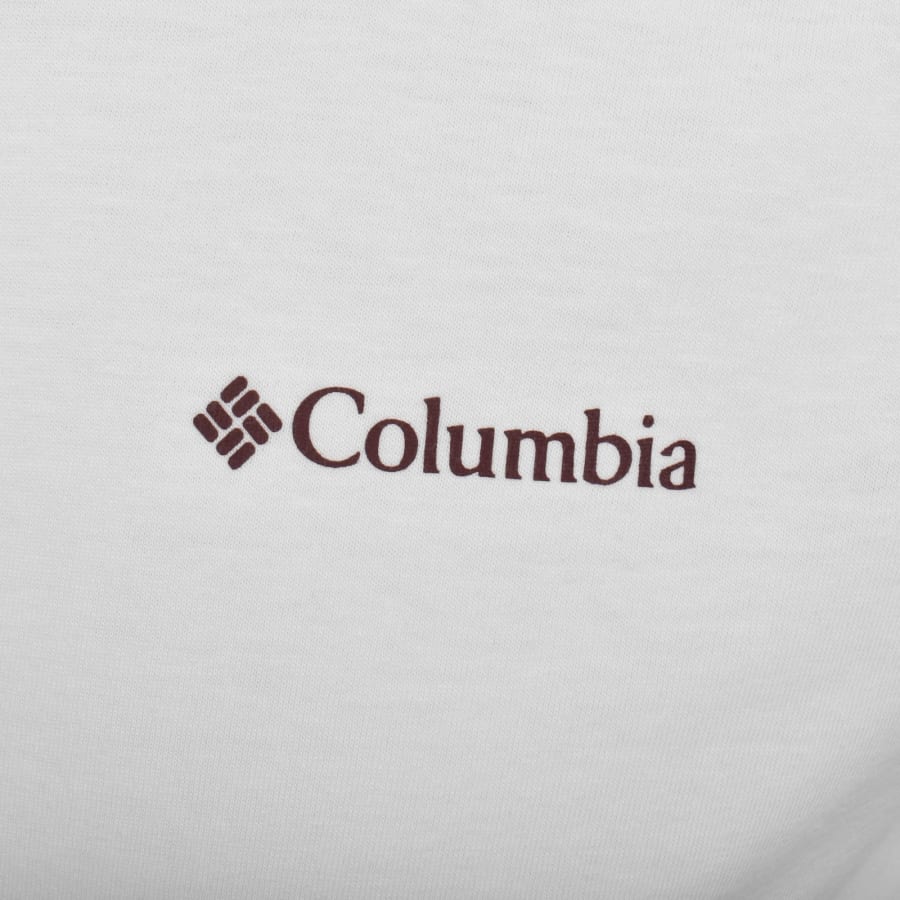 Image number 4 for Columbia Outdoor Back Graphic T Shirt White