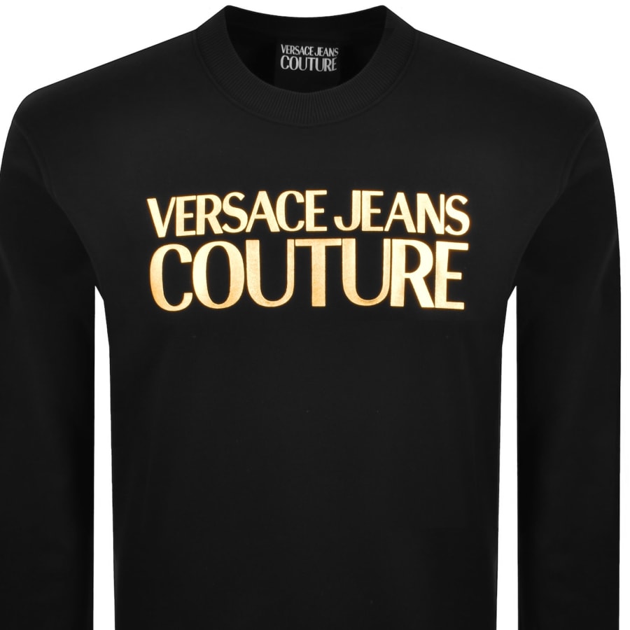 Image number 2 for Versace Jeans Couture Logo Sweatshirt Black