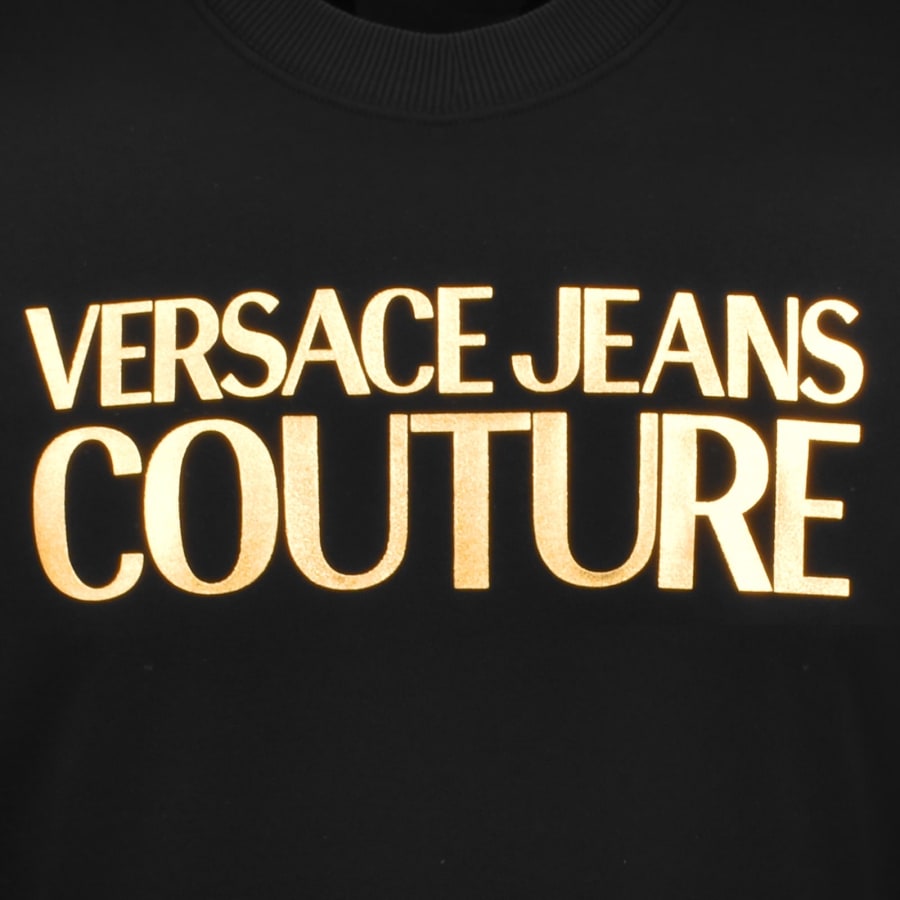 Image number 3 for Versace Jeans Couture Logo Sweatshirt Black