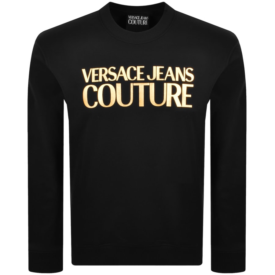 Image number 1 for Versace Jeans Couture Logo Sweatshirt Black