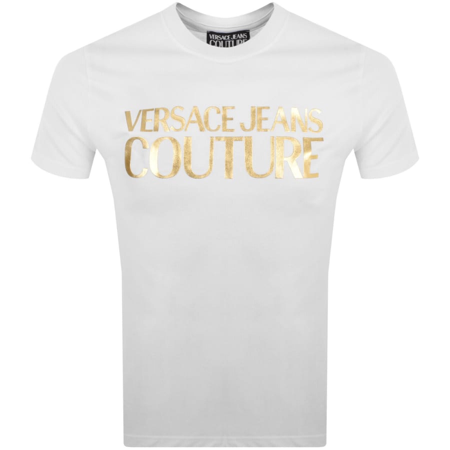 Image number 1 for Versace Jeans Couture Logo T Shirt White