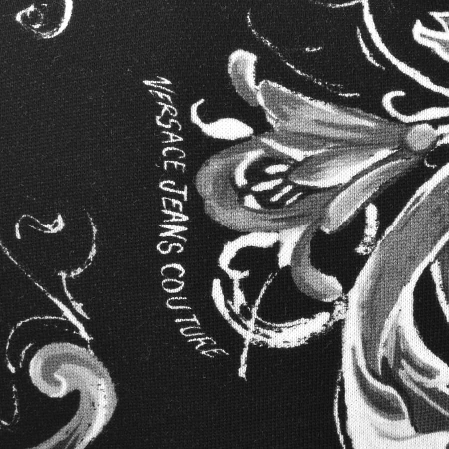 Image number 3 for Versace Jeans Couture Print Sweatshirt Black