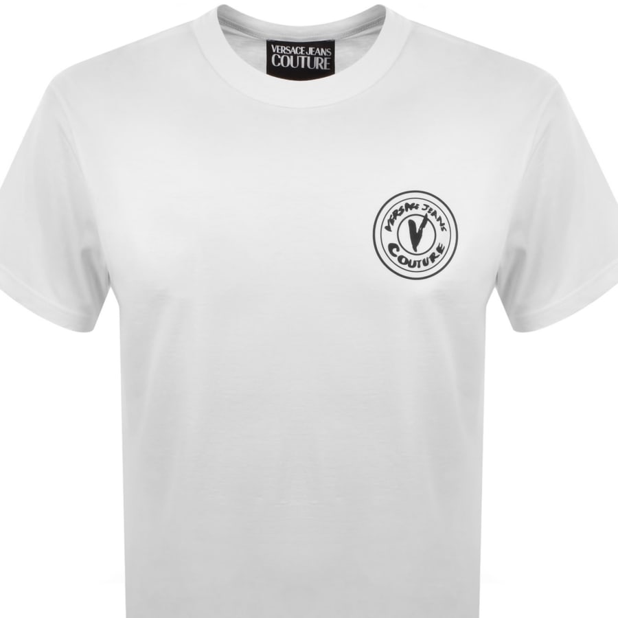 Image number 2 for Versace Jeans Couture Logo T Shirt White