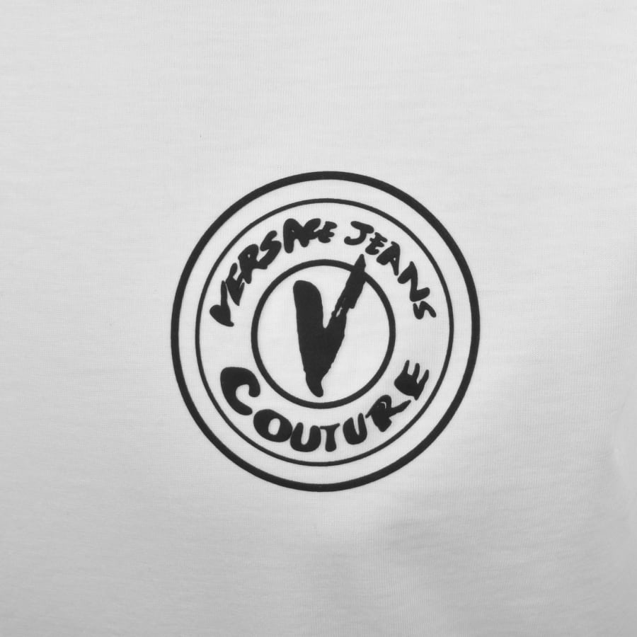 Image number 3 for Versace Jeans Couture Logo T Shirt White