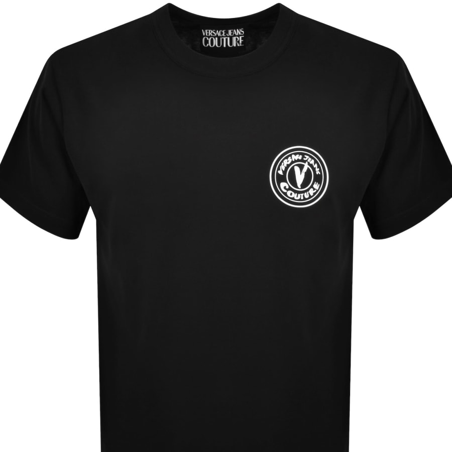 Image number 2 for Versace Jeans Couture Logo T Shirt Black