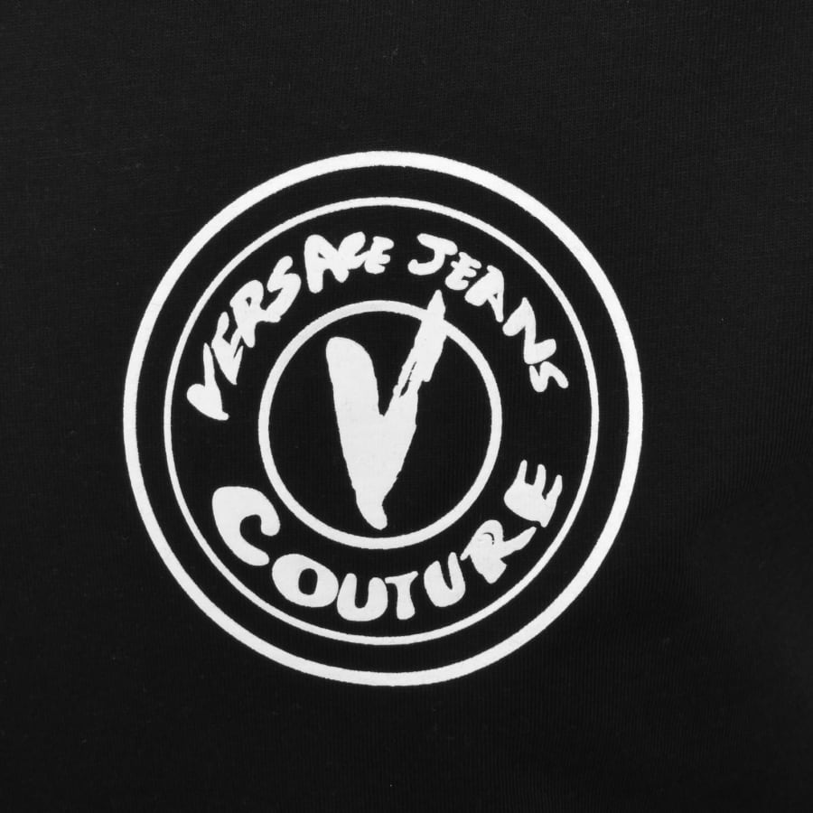 Image number 3 for Versace Jeans Couture Logo T Shirt Black