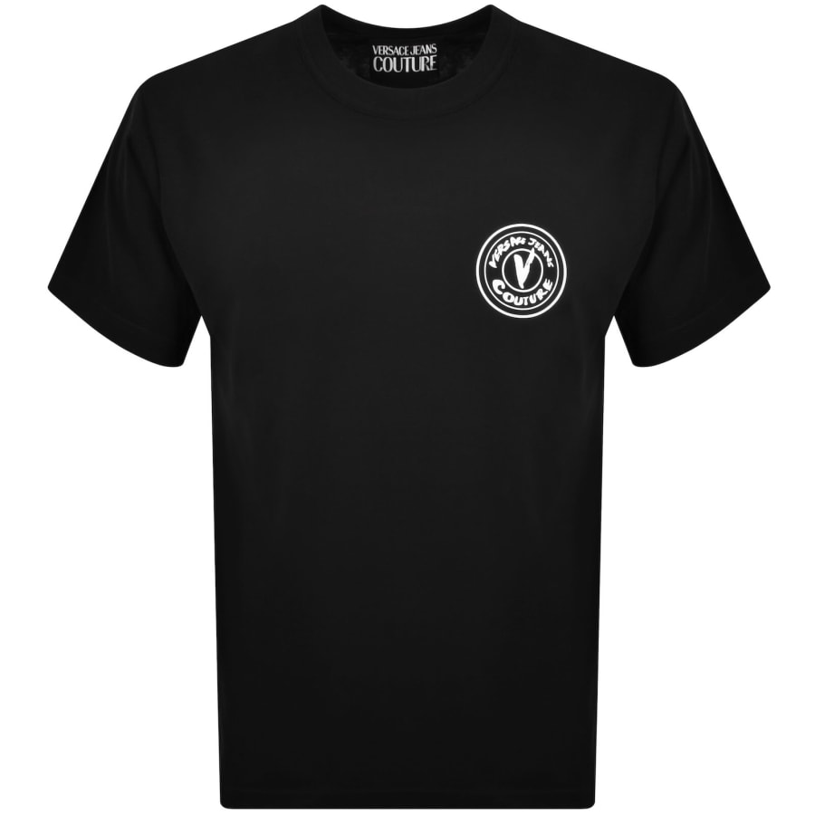 Image number 1 for Versace Jeans Couture Logo T Shirt Black