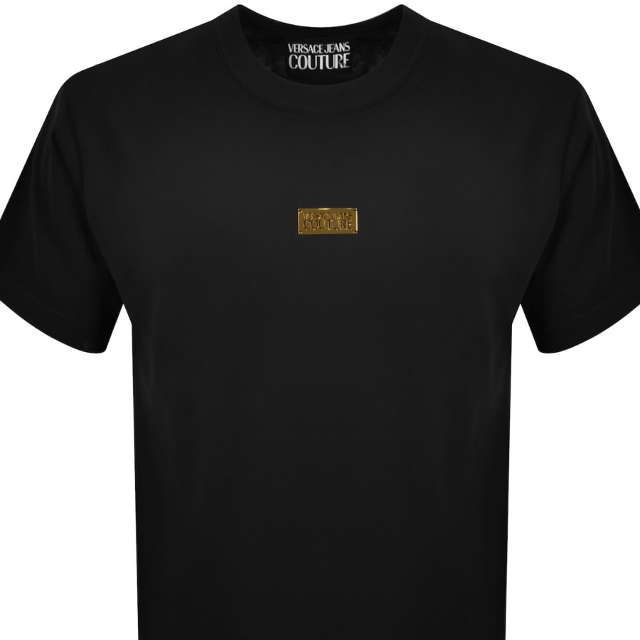 Image number 2 for Versace Jeans Couture Logo T Shirt Black