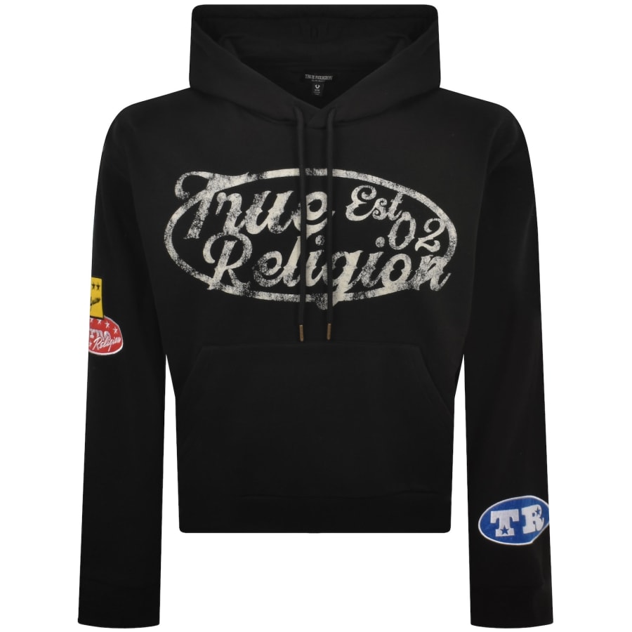Image number 1 for True Religion Pullover Hoodie Black
