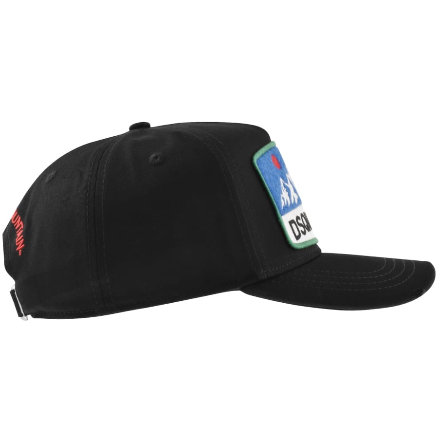 Image number 2 for DSQUARED2 Badge Baseball Cap Black