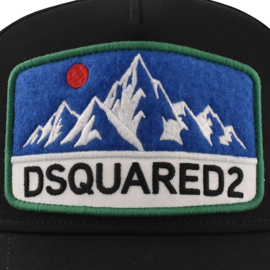 Image number 5 for DSQUARED2 Badge Baseball Cap Black