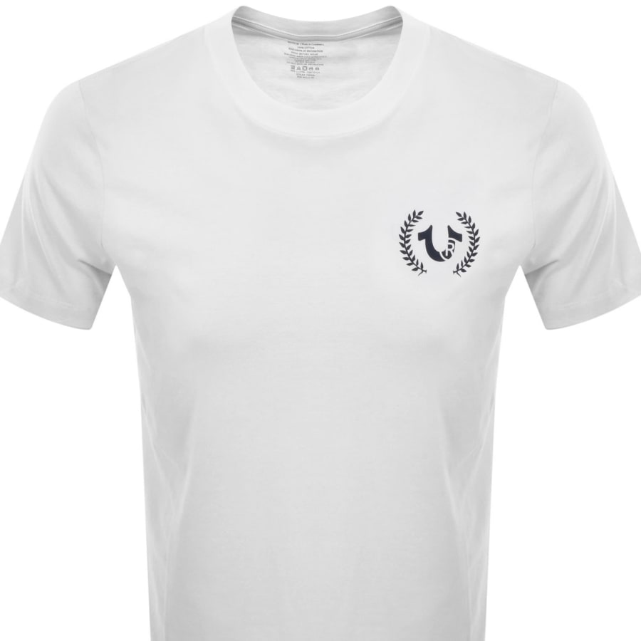 Image number 3 for True Religion Multi Overlap T Shirt White