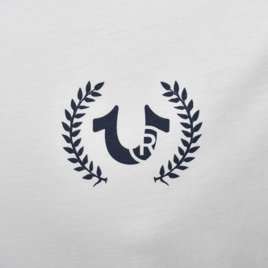 Image number 4 for True Religion Multi Overlap T Shirt White