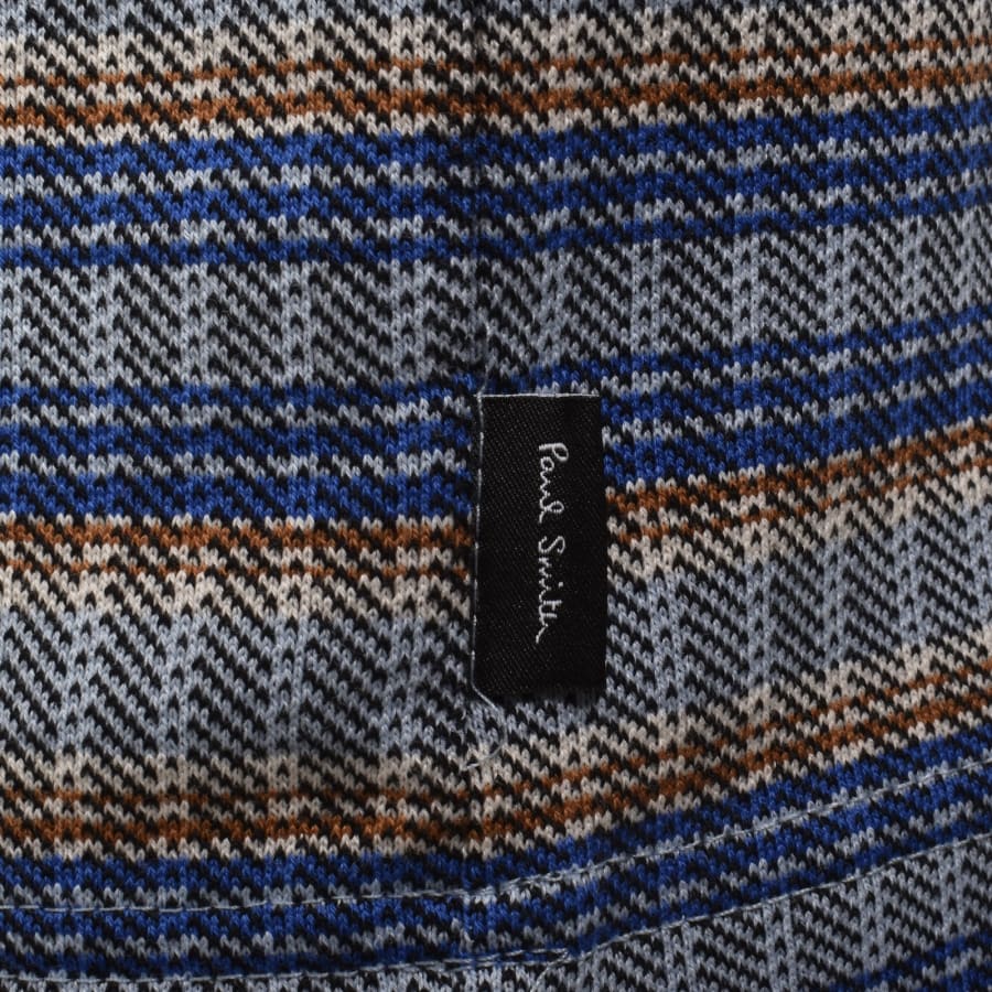 Image number 3 for Paul Smith Striped Regular Fit T Shirt Blue