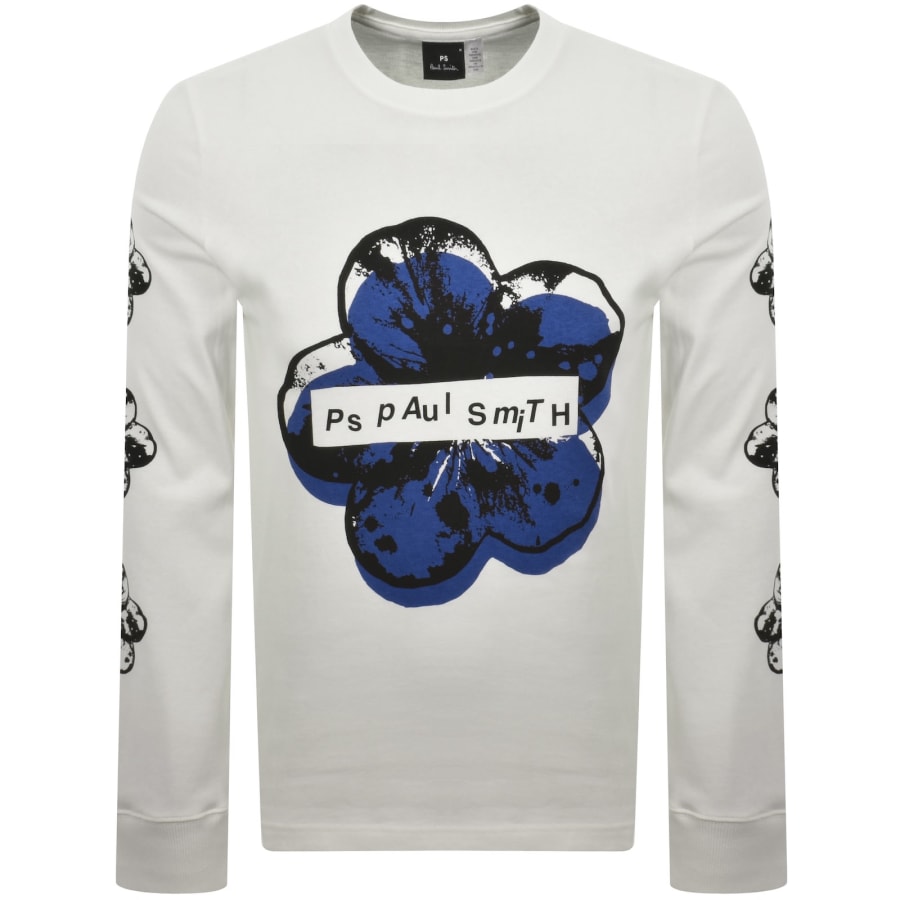 Image number 2 for Paul Smith Flower Sweatshirt White