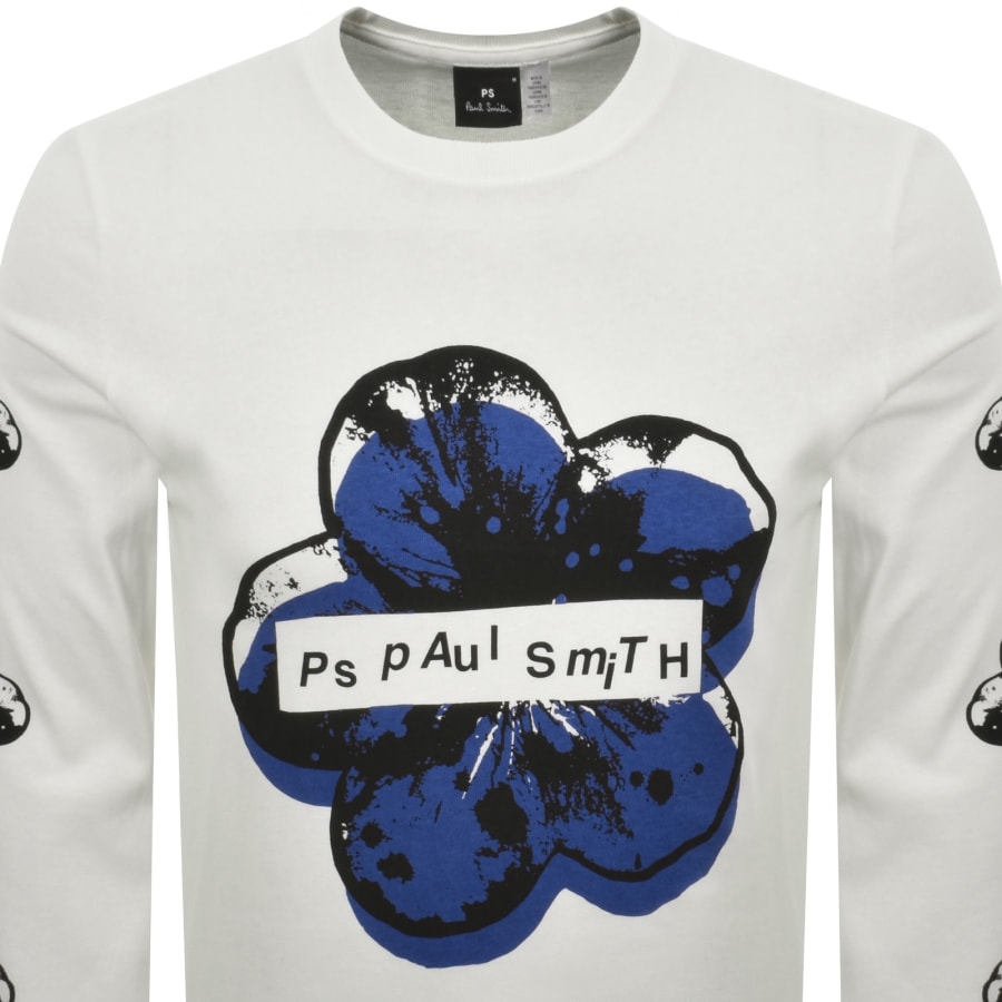 Image number 3 for Paul Smith Flower Sweatshirt White