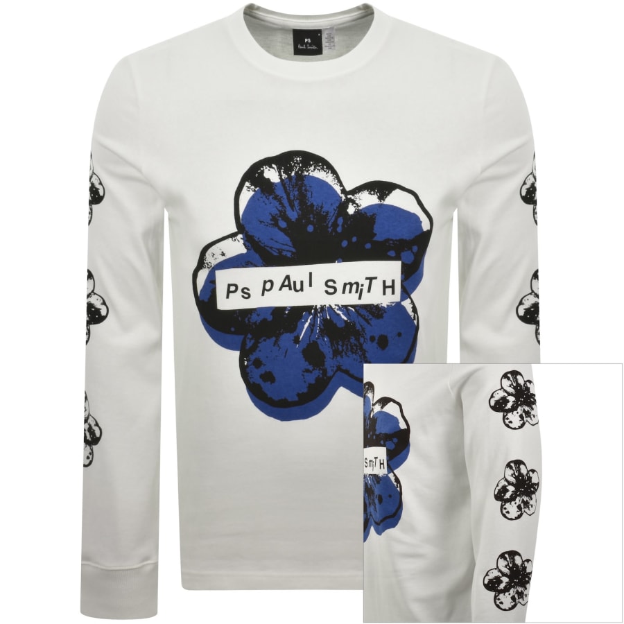 Image number 1 for Paul Smith Flower Sweatshirt White