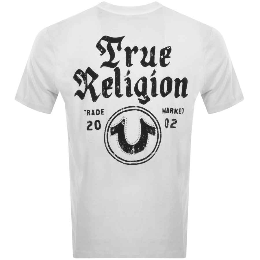 Image number 5 for True Religion Trade Marked T Shirt White