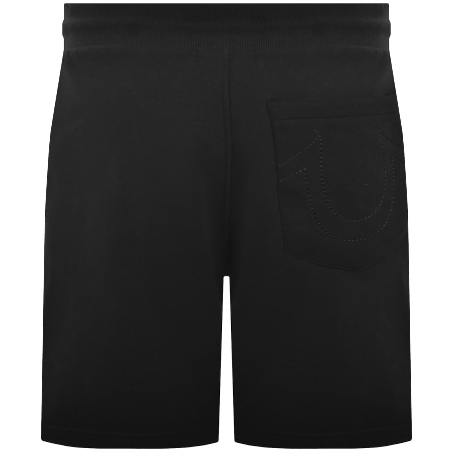 Image number 2 for True Religion College Horseshoe Shorts Black
