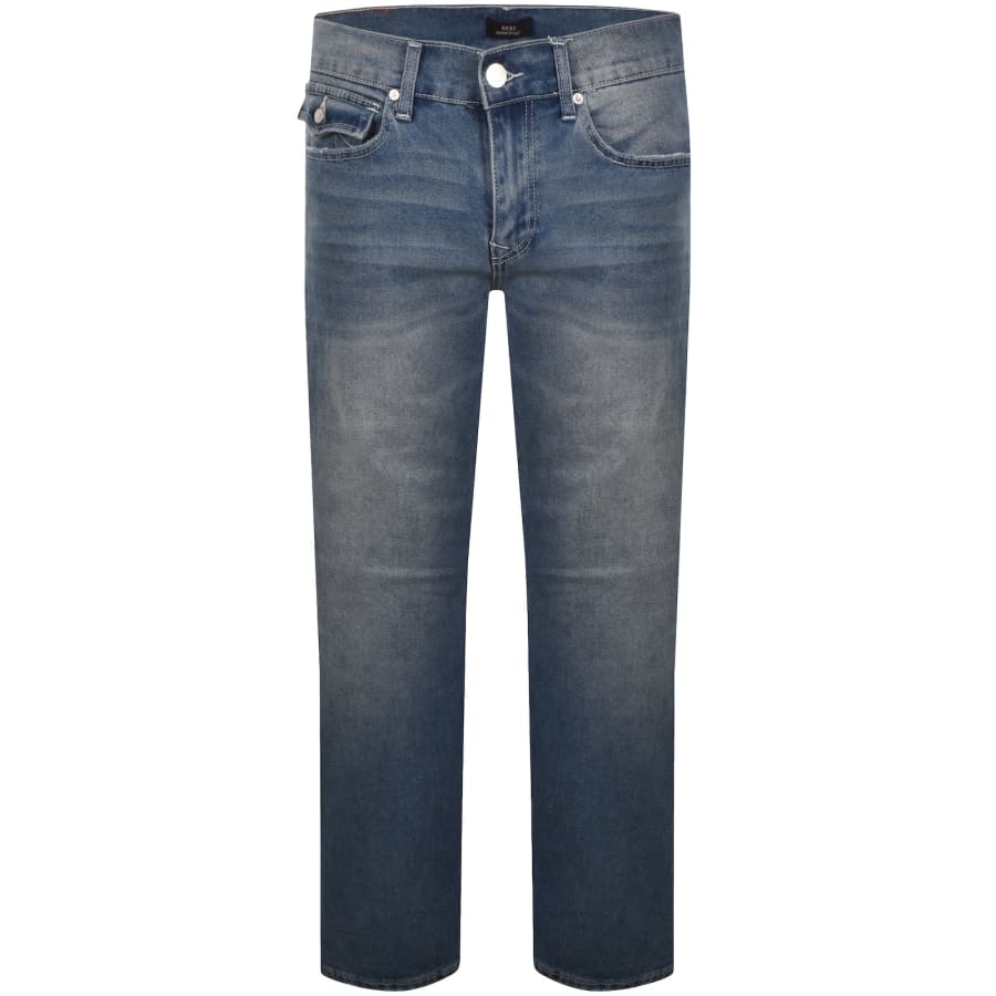 Image number 2 for True Religion Ricky SN NF Straight Jeans Blue