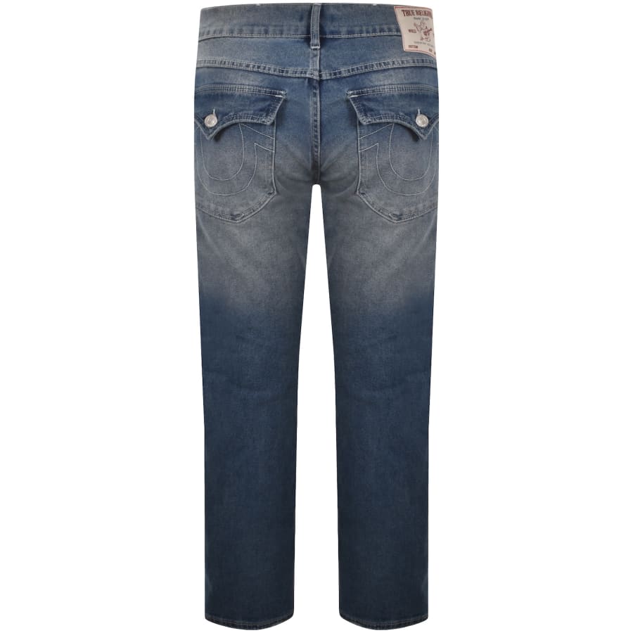 Image number 3 for True Religion Ricky SN NF Straight Jeans Blue