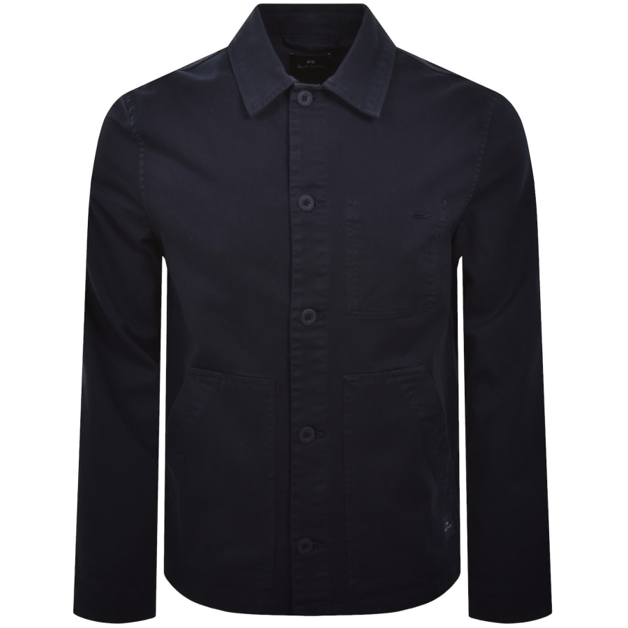 Image number 1 for Paul Smith Chore Overshirt Navy