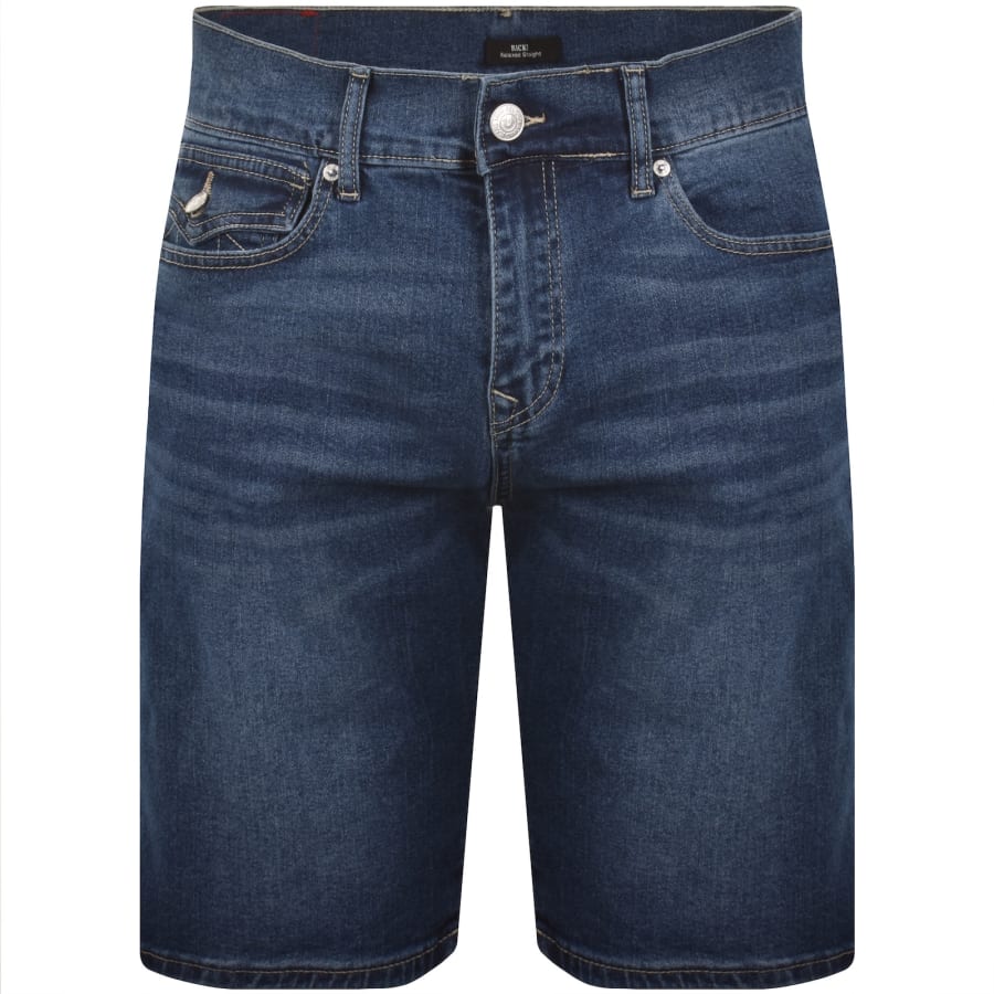 Image number 2 for True Religion Ricky Flap Shorts Blue