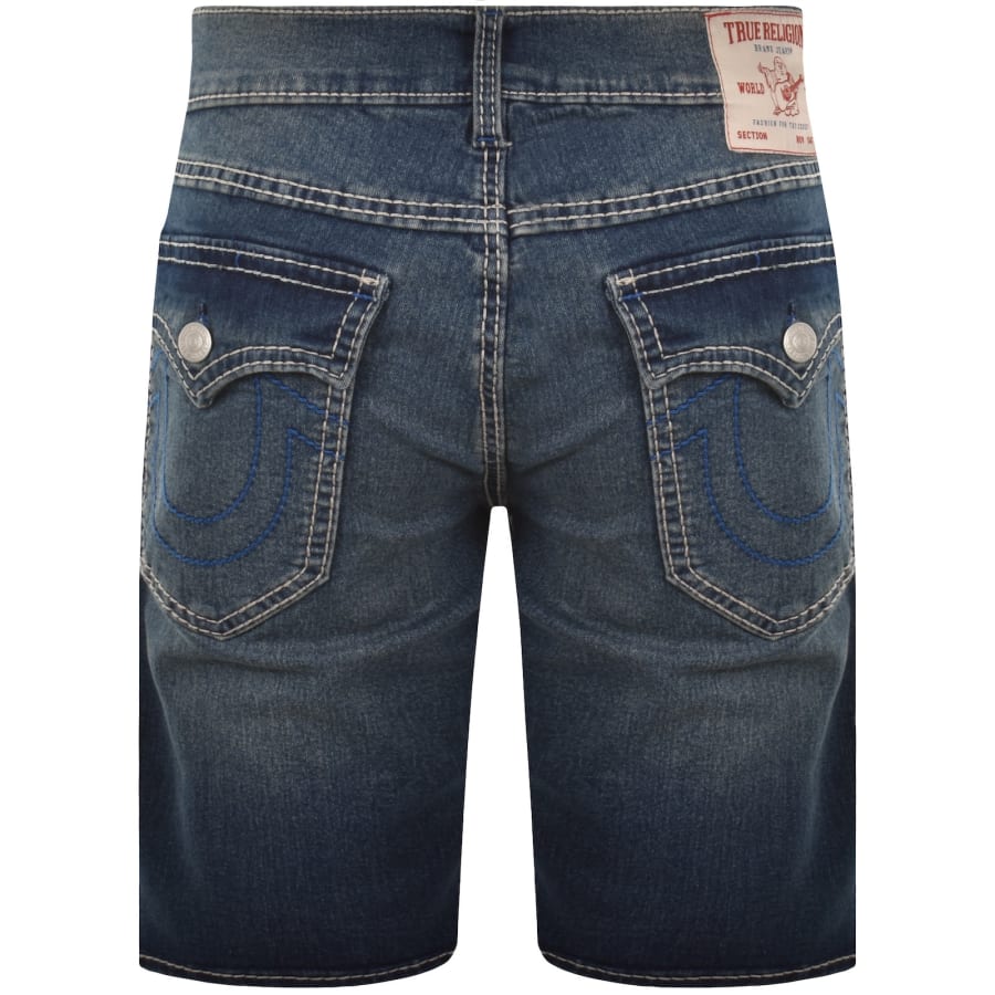 Image number 3 for True Religion Ricky Big T Flap Shorts Blue