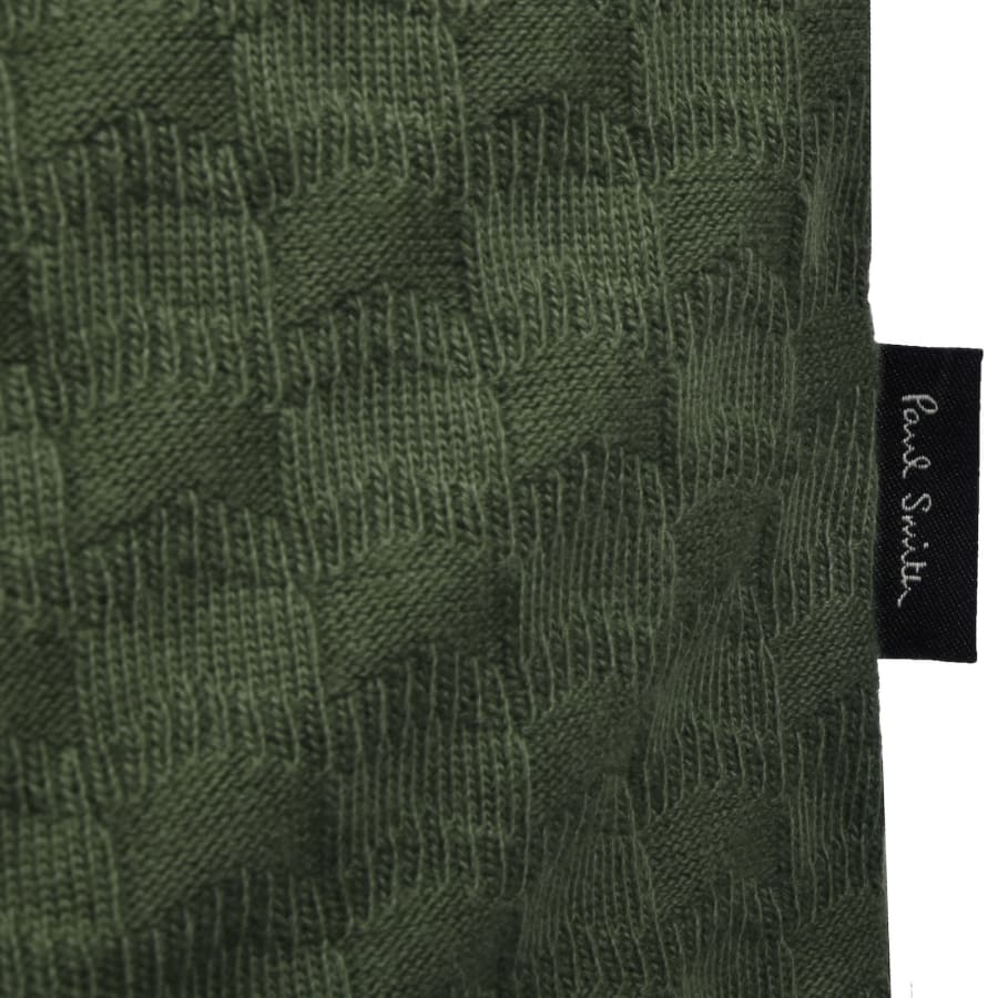 Image number 3 for Paul Smith Zebra Zip Polo T Shirt Green