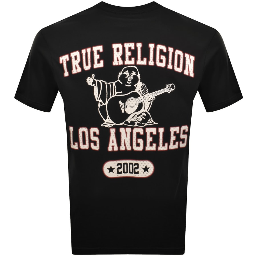 Image number 5 for True Religion Mesh Print T Shirt Black
