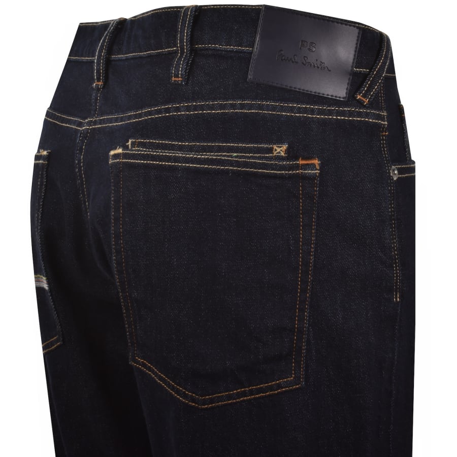 Image number 4 for Paul Smith Relaxed Tapered Jeans Blue