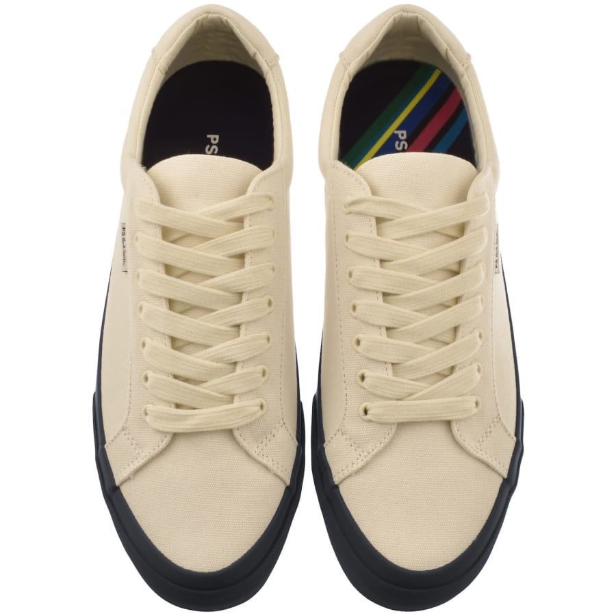 Image number 3 for Paul Smith Amos Trainers Off White