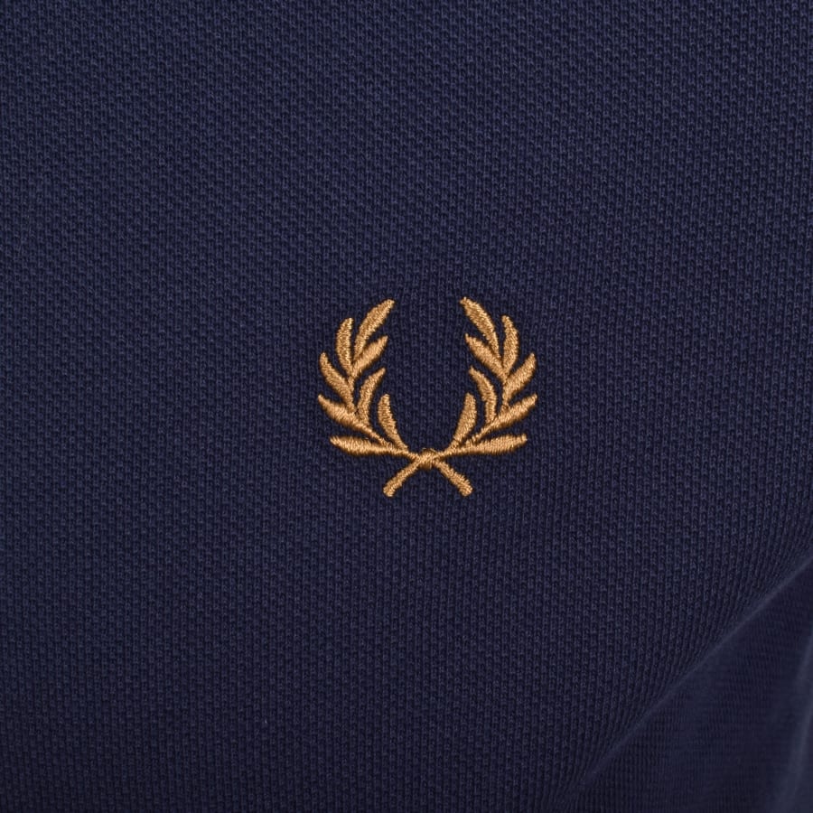Image number 3 for Fred Perry Twin Tipped Polo T Shirt Blue