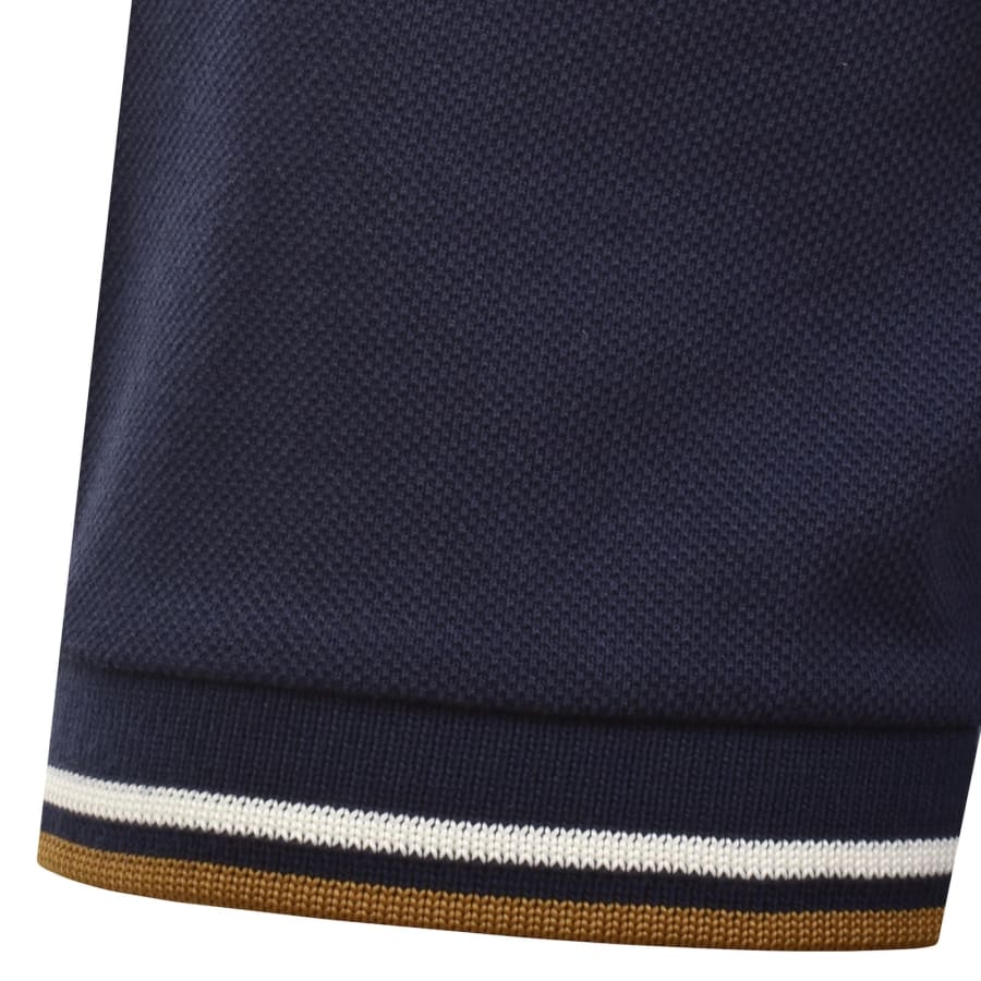 Image number 5 for Fred Perry Twin Tipped Polo T Shirt Blue
