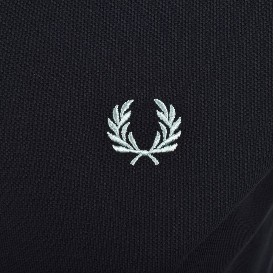 Image number 3 for Fred Perry Twin Tipped Polo T Shirt Navy