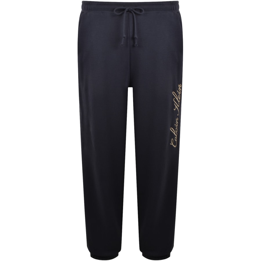 Image number 1 for Calvin Klein Script Joggers Grey