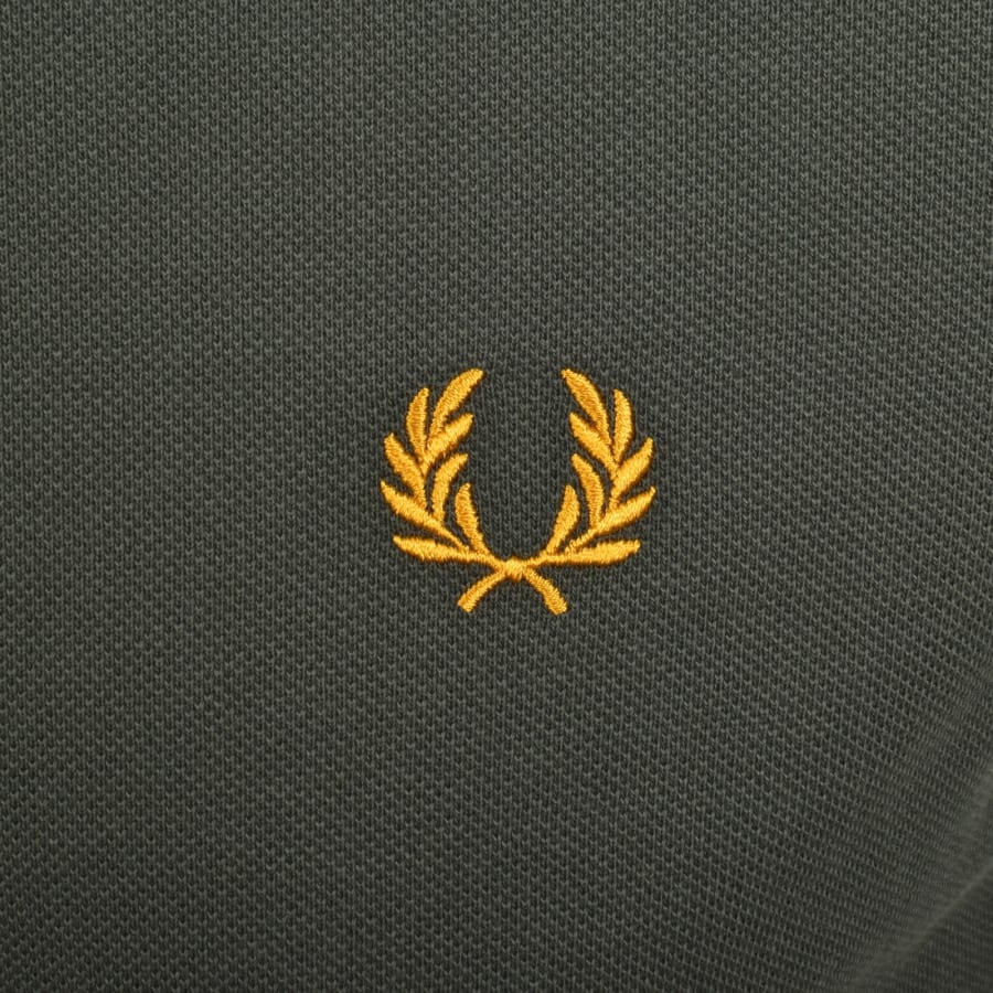 Image number 3 for Fred Perry Twin Tipped Polo T Shirt Green