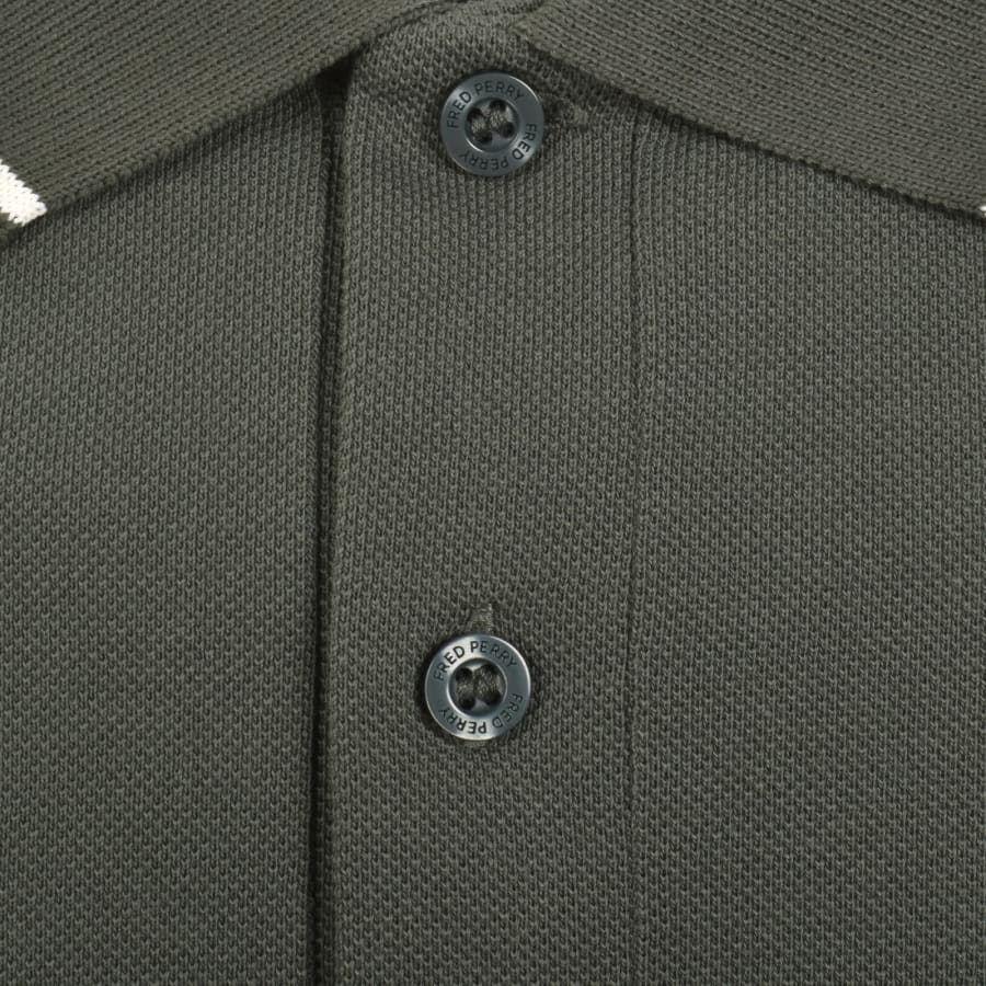 Image number 4 for Fred Perry Twin Tipped Polo T Shirt Green