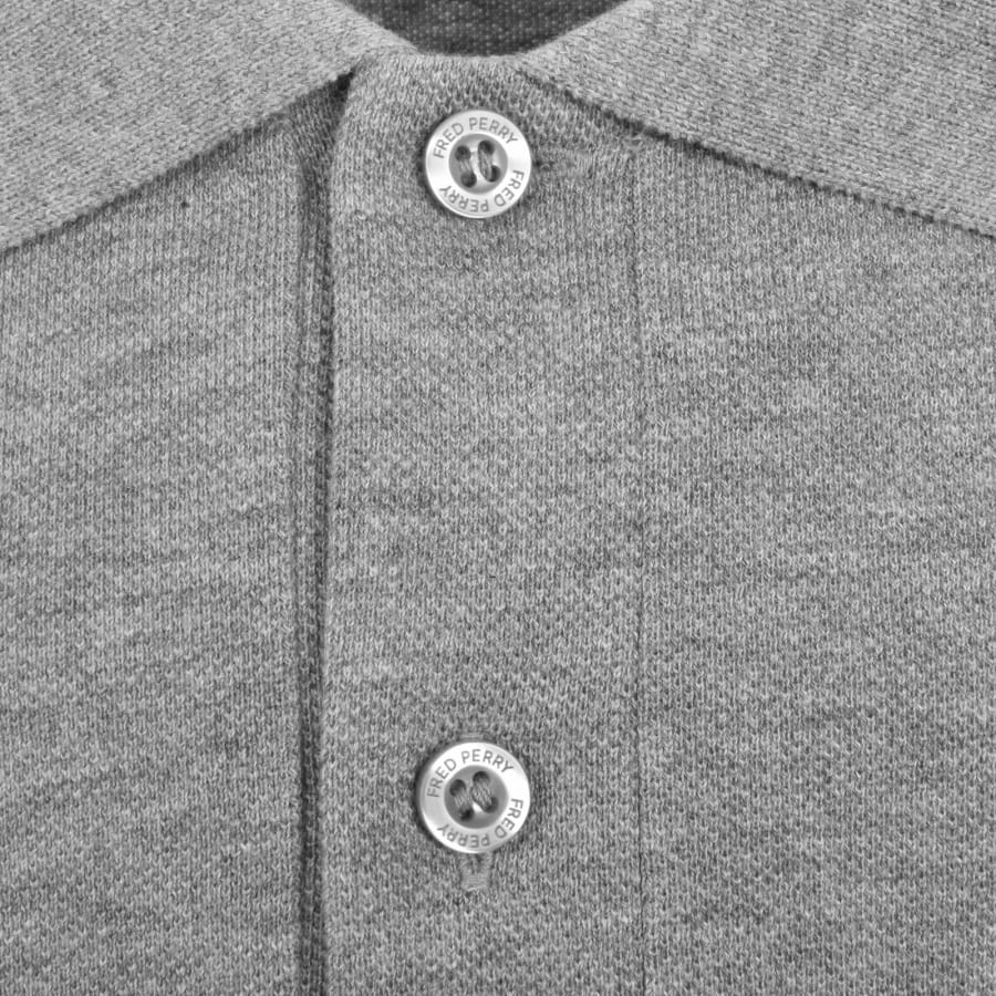Image number 4 for Fred Perry Twin Tipped Polo T Shirt Grey