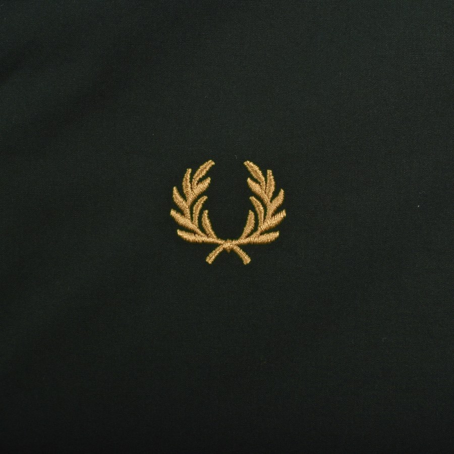Image number 3 for Fred Perry Revere Coller Shirt Green