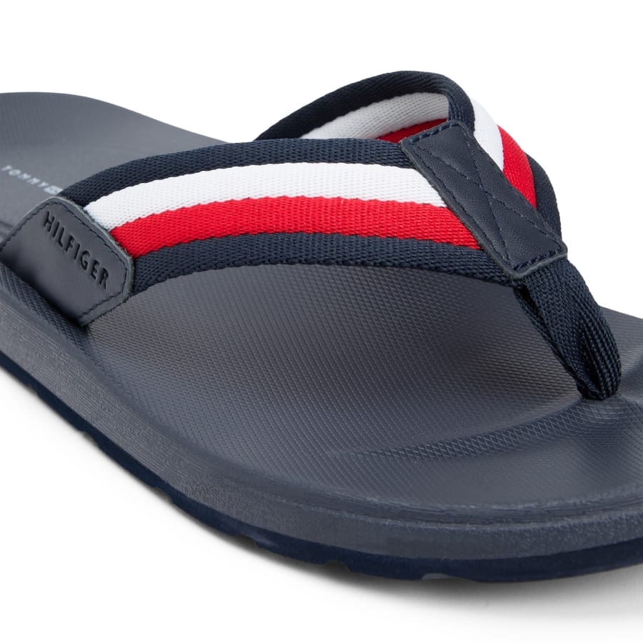 Image number 4 for Tommy Hilfiger Beach Flip Flops Navy
