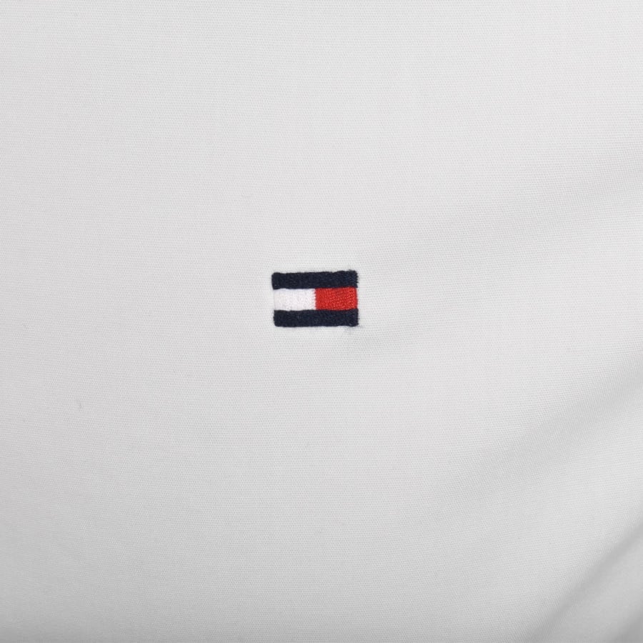 Image number 3 for Tommy Hilfiger Flex Poplin Regular Fit Shirt White
