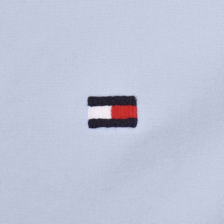 Image number 3 for Tommy Hilfiger Flex Poplin Regular Fit Shirt Blue